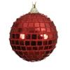 Bauble Disco Ball Red 8cm