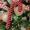 Candy Cane Glitter 2 Assorted L3cmxw8cmxh20.5cm