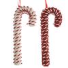 Candy Cane Glitter 2 Assorted L3cmxw8cmxh20.5cm