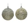 Bauble Foam Glitter Beads 8cm Assorted