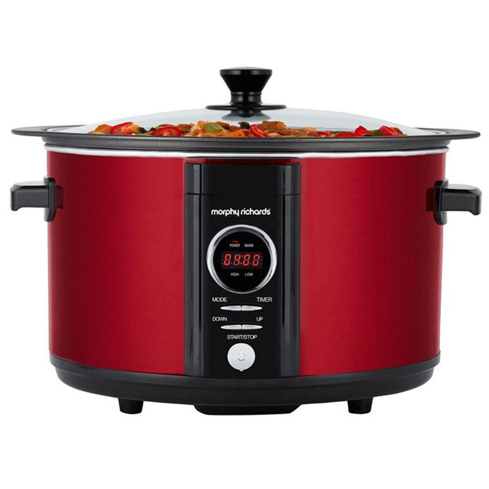 Morphy Richards Slow Sear And Stew Cooker Red Stakelums Home