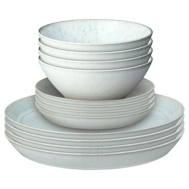 Kiln Green Tableware Set 12 Piece