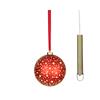 Kaemingk Red Micro Led Ball Warm White Led 19cm