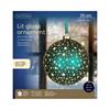 Kaemingk Green Micro Led Ball Warm White Led 19cm