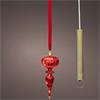 Kaemingk Red Micro Led Ornament D.10.5cmx27cm