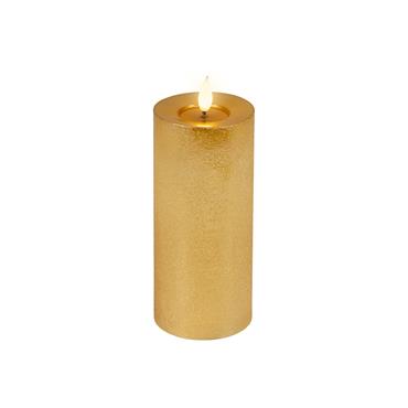 Kaemingk Realistic Wick Candle Fire Flame Effect D.7.5cmx20cm