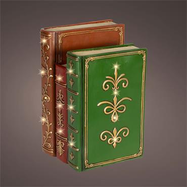 Kaemingk Book Decoration Led Lights 15.5cmx18.5cmx27cm