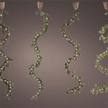 Kaemingk Micro Led Garland Indoor 4 Assorted 12cmx12cmx180cm