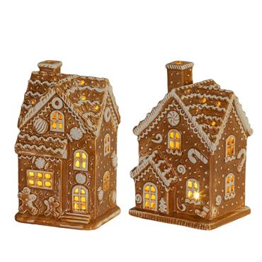 Kaemingk Gingerbread House Led 12cmx10cmx18cm