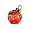 Kaemingk Led Rotating Bauble Red/ White Small 14cmx18cm