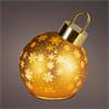 Kaemingk Led Rotating Bauble Gold/warm White Small 14cmx18cm