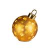 Kaemingk Led Rotating Bauble Gold/warm White Large 18cmx23cm
