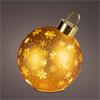 Kaemingk Led Rotating Bauble Gold/warm White Large 18cmx23cm