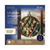 Kaemingk Green And Red Micro Led Ball D.14cm