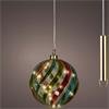 Kaemingk Green And Red Micro Led Ball D.14cm