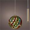 Kaemingk Green And Red Micro Led Ball D.19cm