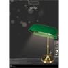 Kaemingk Chargeable Bank Lamp Green/gold 15.5cmx26cmx37cm