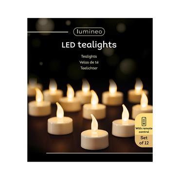 Kaemingk Led Tealight Flame Effect D.3.8cmx4.6cm