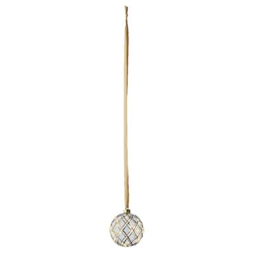 Micro Led Light Ball Decoration White Battery Warm White 14cm