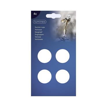 Kaemingk Suction Hooks Plastic White 0.4cmx3.5cmx1.8cm