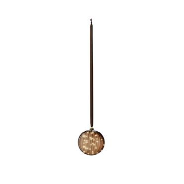 Kaemingk Brown Micro Led Ball D.19cm