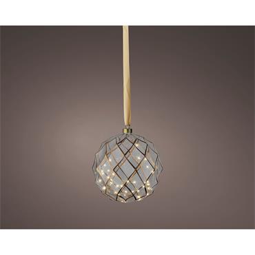 Kaemingk Clear Micro Led Ball D.19cm