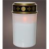 Led Grave Candle Flame Effect Battery White/flame