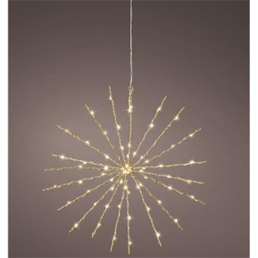 Micro Led Polestar Flashing Battery Indoor-outdoor Gold/warm White 30cm