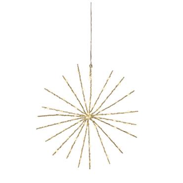 Micro Led Polestar Flashing Battery Indoor-outdoor Gold/warm White 30cm