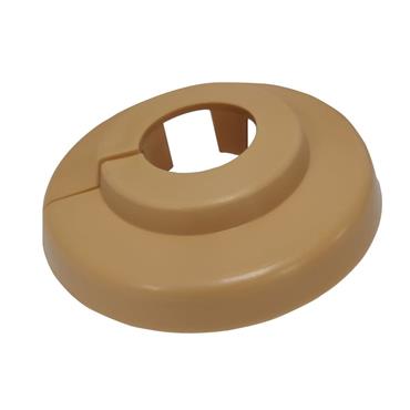 Canadia Plastic Rosette 15mm Beech 2pk