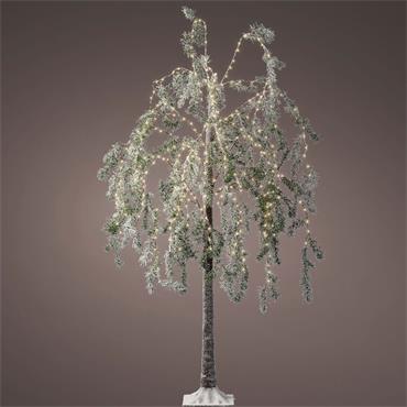 Kaemingk Micro Snowy Pine Tree Warm White 150cm 360 Leds