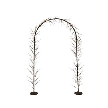 Kaemingk Led Arch Brown/warm White 28cmx130cmx230cm