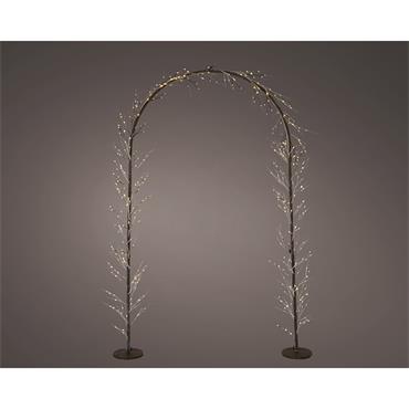 Kaemingk Led Arch Brown/warm White 28cmx130cmx230cm