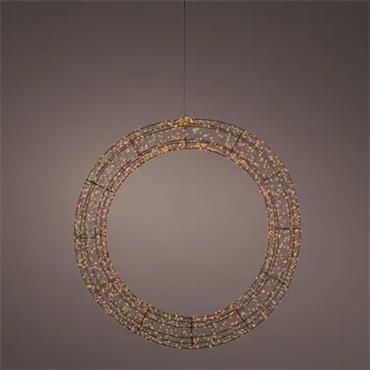 Micro Led Wreath Warm 1800 Leds 1.16m