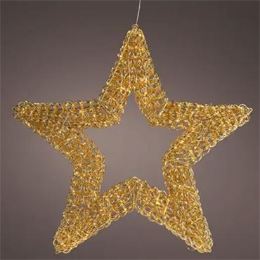 Micro Led Gold Star Warm 800 Leds 78cm