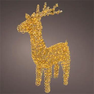 Micro Led Gold Reindeer Warm 800 Leds 1m