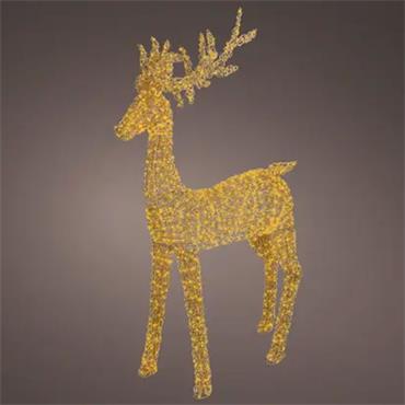 Micro Led Gold Reindeer 2350 Leds 2m