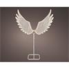 Kaemingk Led Angel Wings Stand White 38cmx148cmx164cm