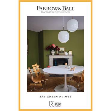 Farrow & Ball 100ml Sap Green Sample Pot No.W56