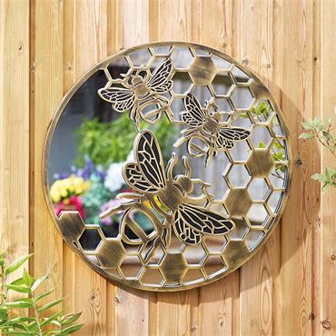 Smart Garden Beeflection Home & Garden Mirror Goldgris Large