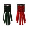 Kaemingk Long Tail Velvet Bow Assorted 3.8cmx16cmx40cm