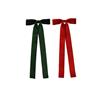 Kaemingk Long Tail Velvet Bow Assorted 3.8cmx16cmx40cm