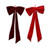 Kaemingk Long Tail Velvet Bow Assorted 5cmx50cmx100cm