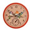 Birdwood Wall Clock & Thermometer 12"
