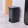 Addis Pedal Bin Metallic Grey 40 Litre