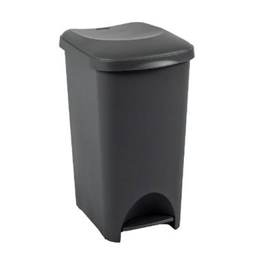 Addis Pedal Bin Metallic Grey 40 Litre