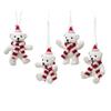 Kaemingk Bear Flock Hat Scarf 4 Assorted 9cmx5cmx9.5cm