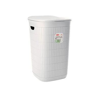 Domus Laundry Hamper White 50l