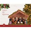 Kaemingk Nativity Crib 9 Figures Multi 26.2cmx9.7cmx19.5cm