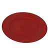 Kaemingk Red Charger Plate Red D.33cmx1.5cm